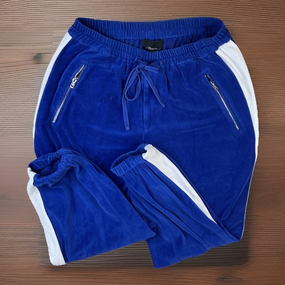 3.1 Phillip Lim Other - 3.1 Phillip Lim Joggers Side Stripe Tapered Sweatpants Velvet Velour Retro Sz‎ M